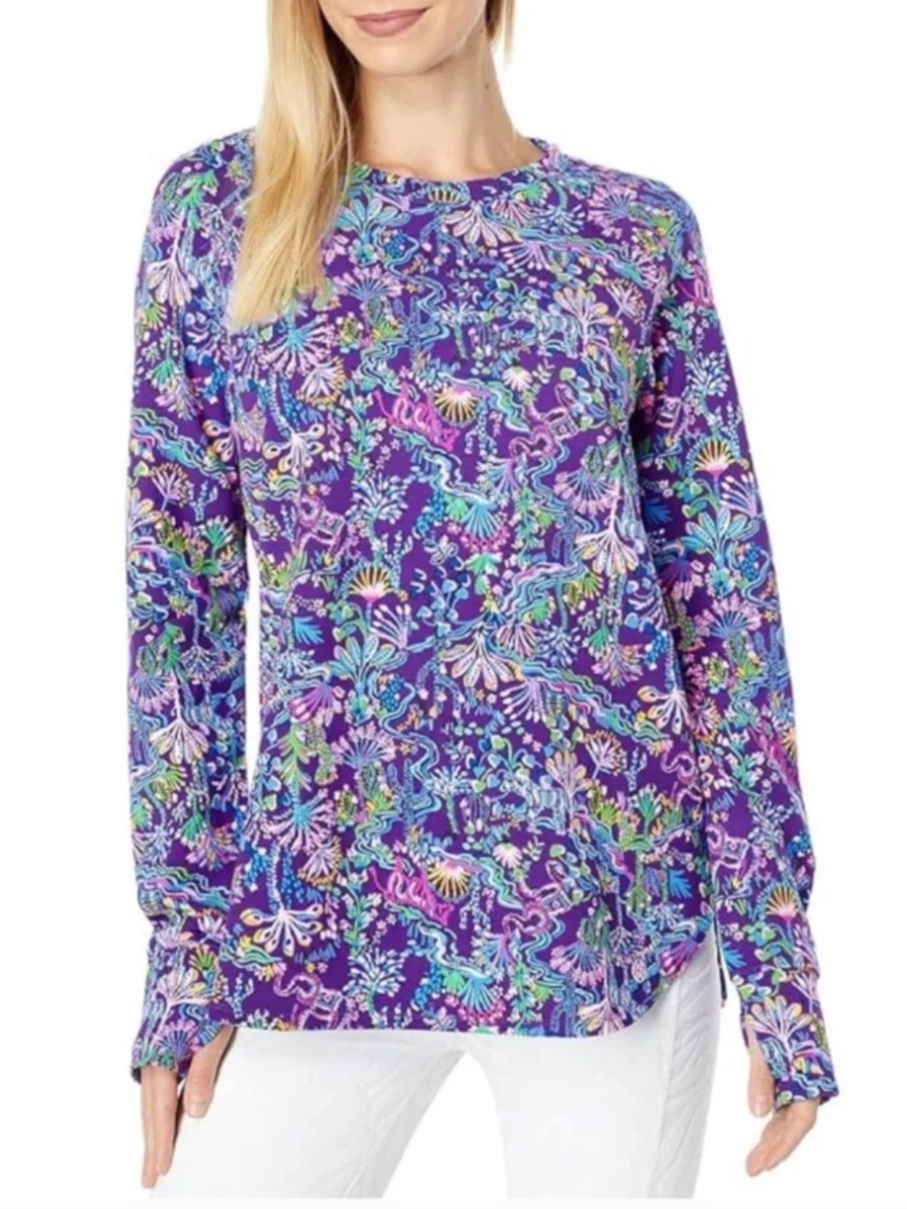 Lilly Pulitzer Blythe Pullover Top XS EUC